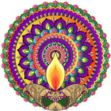 Diwali Rangoli Stickers Dipak