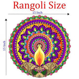 Diwali Rangoli Stickers Dipak